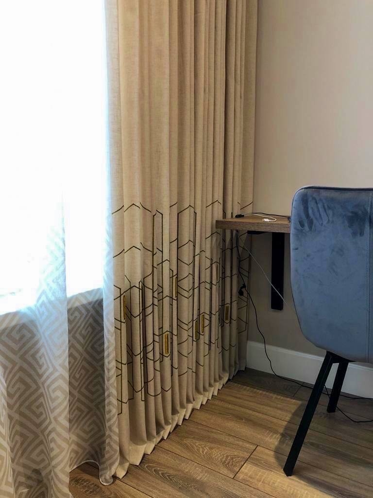 Шторы и тюль с геометрией 2